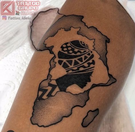 Ancestor Tattoo African, Gambia Tattoo, Africa Tree Tattoo, African Goddess Tattoo, Afro Tattoo, Symbols Tattoos, Africa Tattoos, Mama Tattoo, Tattoo 2023