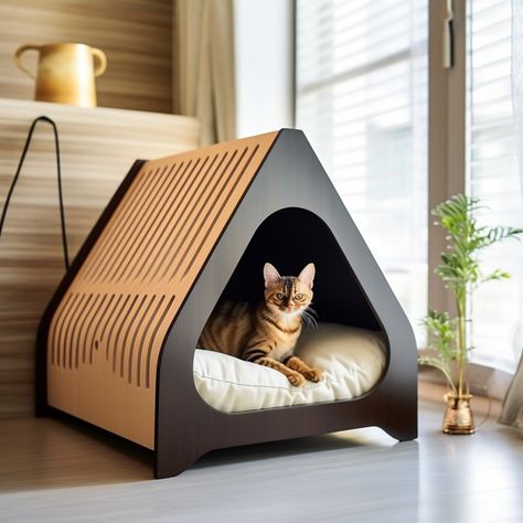 Creative customization and unique care. Tailor a cat's nest for your beloved cat, making its leisure time more luxurious and comfortable. Let your beloved pet feel a unique pet, showcase personality and style, and create a unique cat paradise Pet House Design, Cat Homes, Luxury Cat Furniture, Cat Paradise, Cat Furniture Design, Modern Dog Houses, Cat Houses, Pet Hotel, Dog House Diy