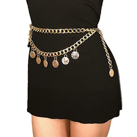 Alexa Garcia's Amazon Page Pirate Halloween Costumes, Belt Chain, Body Accessories, Chain Dress, Body Chains, Belly Jewelry, Beautiful Belts, Versatile Jewelry, Metal Belt