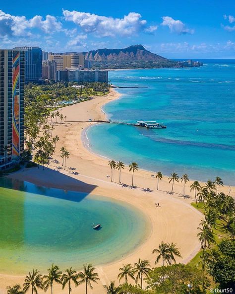 Hilton Hawaiian Village is Waikiki's only true resort destination located on the widest stretch of beach in Waikiki. This 22-acre paradise features the best pools and waterslides in Waikiki, as well as the only saltwater lagoon.

#hawaii #waikiki #hawaiihotels #hawaiivacation #oahu #hiltonhawaiianvillage Honolulu Hawaii Beach, Waikiki Hawaii Beach, Hilton Hawaiian Village Waikiki, Honolulu Beach, Honolulu City, Hilton Hawaiian Village, Honolulu Waikiki, Waikiki Hawaii, Hawaii Hotels