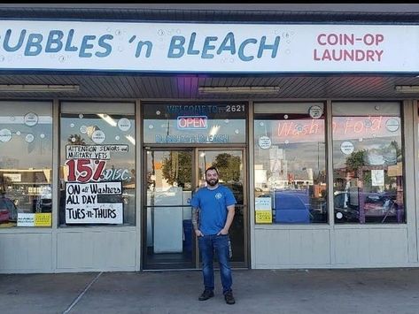 I Bought a Laundromat and Make $24,000 a Month on Top of My Other Job Coin Laundromat, Laundromat Business, Spin City, Laundry Mat, Laundry Shop, Front Load Washer, Passive Income Streams, Laundry Service, Red Flags