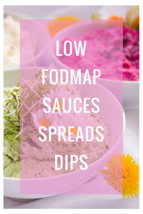 The Ultimate Low FODMAP Food List: Low FODMAP Sauces, Dips + Spreads. This IBS diet food list provides you with everything you need to make healthy recipes with low FODMAP food. #IBS #LowFODMAP #LowFODMAPDiet via @happyhealthymot Low Fodmap Dip Recipes, Fodmap Sauces, Low Fodmap Food List, Low Fodmap Foods, Fodmap Food List, Fodmap Recipes Dinner, Low Fodmap Recipes Dinner, Fodmap Food, Ibs Relief