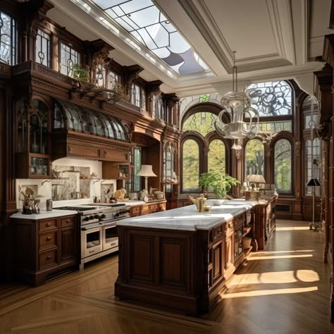 Victorian Farmhouse Mansion, Beautiful Old Houses Interior, Victorian Mansion Interior Kitchen, Victorian Style Modern House, Victorian Style House Decor, Old Mansions Interior Kitchen, Vintage Victorian Aesthetic House, Victorian Style Home Interior, Victorian Houses Interior Ideas