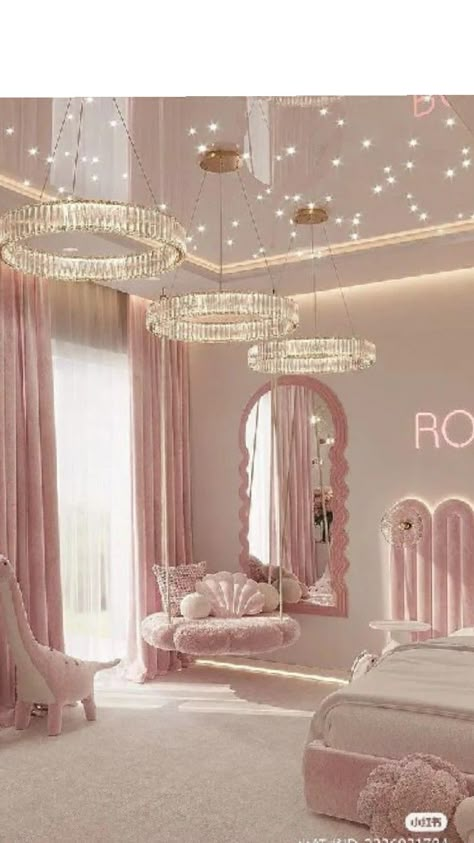 Aesthetic Bedrooms, Pink Bedroom Design, Fancy Bedroom, Luxury Room Bedroom, Pink Bedroom Decor, Girly Room, Makeover Bedroom, Cozy Room Decor, Luxury Rooms