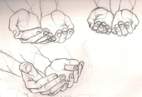 Hands Sketch, Creation Art, Hand Drawing Reference, Hand Reference, Hands Holding, 캐릭터 드로잉, Hand Sketch, Illustration Sketches, Hand Art