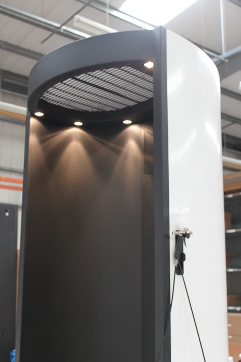 All Opus 3 Spray Tanning Booths are built & tested prior to delivery. Spray Tan Salon Ideas, Diy Spray Tan Booth, Spray Tan Studio Ideas, Spray Tan Studio, Spray Tan Equipment, Spray Tan Room, Spray Tan Booth, Tan Salon, Tanning Business