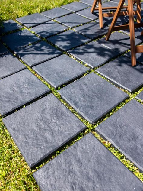 Innovative Stomp Stones are a fast and easy way to create an inviting path, edge garden beds, or create an instant patio.