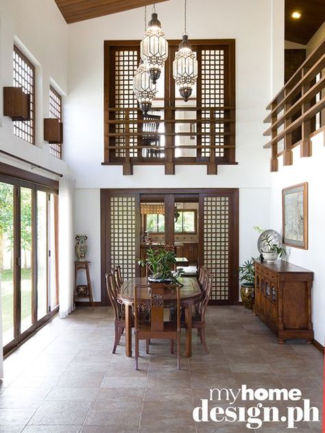 Modern Filipino Interior, Island Style Home, Modern Filipino House, Filipino Interior Design, Filipino House, Philippines House Design, Philippine Houses, Tropical House Design, Doors Design