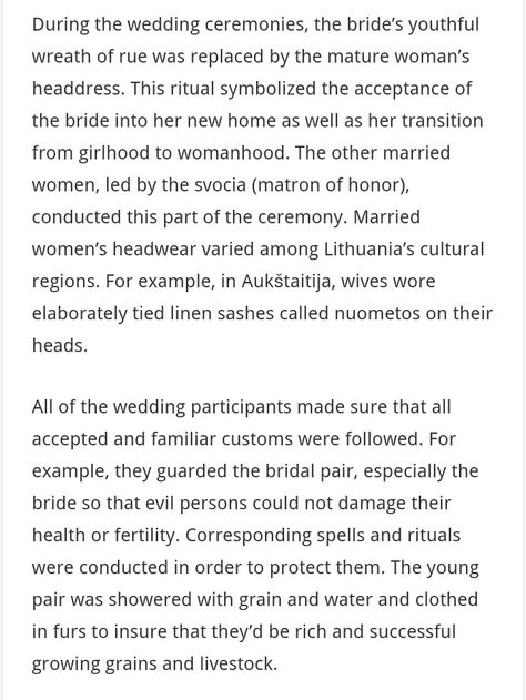 Lithuanian Wedding Traditions Lithuanian Wedding Traditions, Lithuanian Wedding, Wedding Traditions, Matron Of Honour, Married Woman, Wedding Ceremony, Dream Wedding, Quick Saves