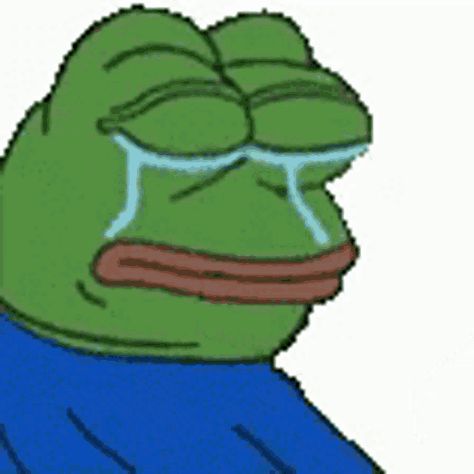 Pepe Why Pepe The Frog GIF - Pepe Why Pepe The Frog Sad - Discover & Share GIFs Funny Discord Emojis, Frog Animated, Black Desktop Background, Tears Gif, Emojis For Discord, Emoji Discord, Animated Emojis, Online Gif, Discord Stickers