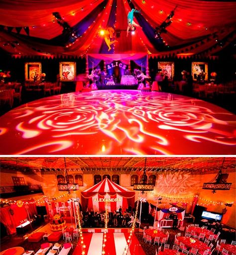 15 años en el circo. Diviértete a lo grande con una temática circense Bar Mitzvah Favors, Gala Decorations, Vintage Circus Party, Circus Carnival Party, Vintage Halloween Photos, Circus Wedding, Circus Theme Party, Gala Ideas, Circus Birthday Party