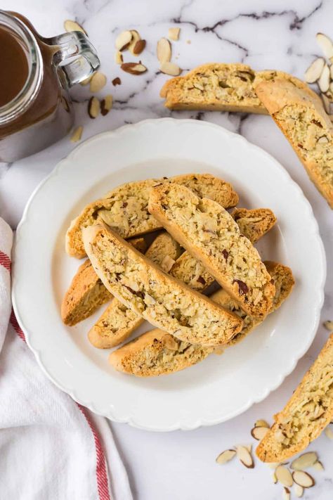 Delicious Almond Biscotti Recipe - Olive & Artichoke Biscotti Recipe Italian, Biscotti Recipe Easy, Almond Biscotti Recipe Easy, Almond Biscotti Recipe Italian, Hot Cocoa Party, Almond Biscotti Recipe, Olive And Cocoa, Cannoli Filling, Recipe Italian