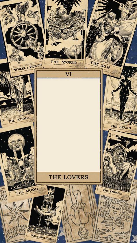 the lovers tarot template collage 🫶 #tarot #vintagetarot #theloverstarot Tarot Template, Template Collage, Vintage Tarot, The Lovers Tarot, The Lovers, Sims Mods, Collage