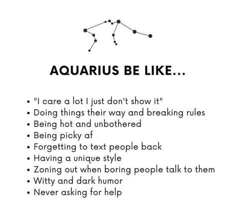 Zodiac Signs In Order, Bad Traits, Aquarius Energy, Astrology Magic, Aquarius Aesthetic, Aquarius And Sagittarius, Rising Moon, Bad Quotes, Aquarius Traits