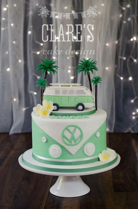 Vw Cake, Hippie Cake, Bus Cake, S Cake, Special Cake, Novelty Cakes, Occasion Cakes, Vw Camper, Fondant Cakes