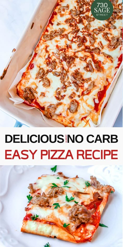 No Carb Pizza, Low Carb Pizza Recipes, Low Carb Low Fat Recipes, Boiled Egg Diet Plan, Pizza Recipes Easy, No Carb Recipes, I Love Pizza, Best Low Carb Recipes, Low Carb Diets