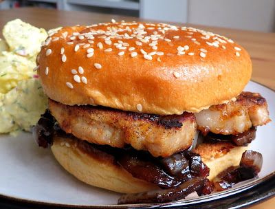 Pork Chop Sandwich Bbq Pork Chop Sandwich, Pork Chop Sandwich Recipes Grilled, Pork Chop Sandwich Recipes, Pork Chop Sandwich, Chop Sandwich, Awesome Sandwiches, Pork Chop Sandwiches, Perfect Pork Chops, Pork Chop Seasoning