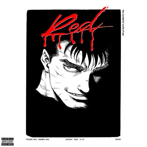 Playboicarti Album Covers, Berserk Album Cover, Wlr Album Cover, Manga Album Cover, Anime Album Cover Art, Anime Album Cover Aesthetic, Playboi Carti Drawing, Playboi Carti Album Cover, Anime Album Cover