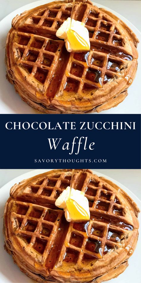 Zucchini Waffles, Healthy Breakfast Casserole, Haitian Food Recipes, Chocolate Zucchini, Healthy Sweets Recipes, Breakfast Items, Breakfast Smoothies, Recipe Steps, Pancakes And Waffles