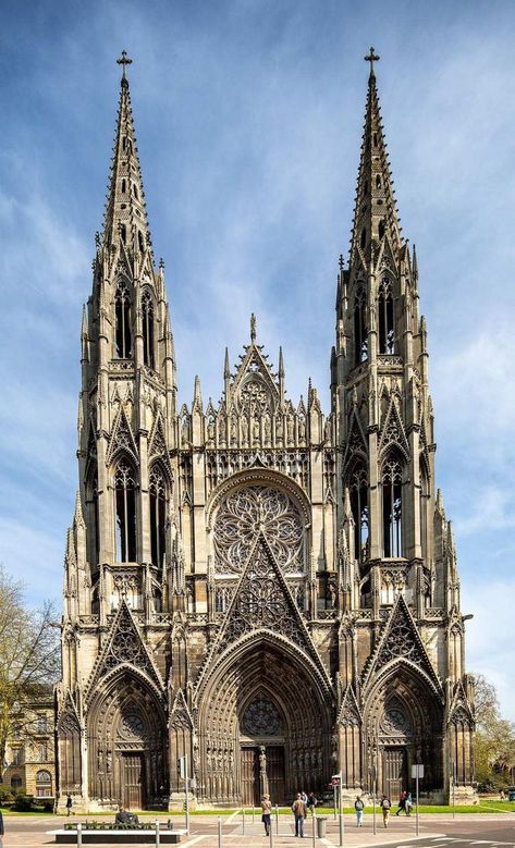 #arhitecture #goth #gothic #church #popular Gothic Architecture Drawing, Goth Architecture, Rouen Cathedral, Michael Evans, Rouen France, Gothic Buildings, Gothic Cathedrals, Cathedral Architecture, Gothic Cathedral