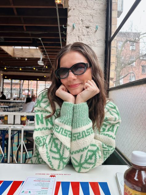 Sweater: Ganni Sunglasses: Mango #nyc #nycoutfits Nyc Outfits, Outfit Inspirations, Mango, Sunglasses