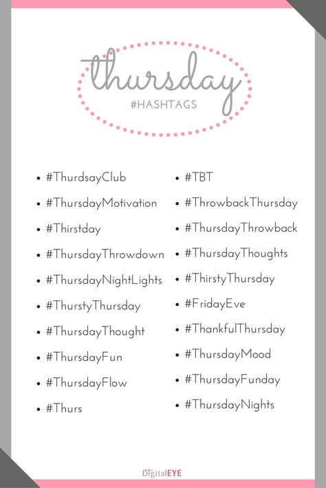 Thirsty for Thursday Hashtags? We have you covered! #WhatsTrending #ThirstyThursday  | inspiration daily hashtag trending trendy thirsty thursday day of the week motivation content marketing social media marketing seo | Thursday Hashtags, Social Media Hashtags, Cl Instagram, Social Media Challenges, Marketing Logo, Simple Website, Social Media Engagement, Instagram Hashtags, Marketing Strategy Social Media