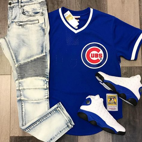 Mens Fashion Swag, Hypebeast Fashion, Hype Clothing, Swag Outfits Men, Jordan Outfits, Fresh Outfits, Jersey Outfit, Mens Fashion Streetwear, Tomboy Outfits