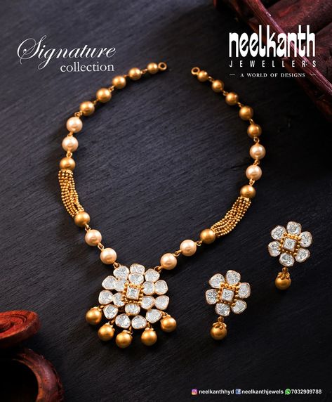 Neelkanth Jewellers, Heavy Jewellery, Fancy Jewellery Designs, Fancy Jewellery, Gold Earrings Designs, Jewellery Designs, Signature Collection, Gold Jewelry Fashion, Jewelry Patterns