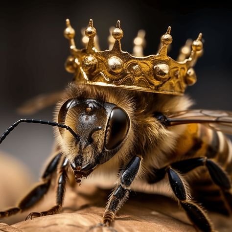 🐝 Did you know? A queen bee's reign can extend up to a remarkable 5 years! 🏰👑 Compared to her diligent worker bees, who have a brief life span of just 6 weeks, her majesty's longevity is truly a natural wonder. This extraordinary fact about our honey-making friends is not just trivia, it's a glimpse into the incredible world of bees. Share to awe and educate your friends! #QueenBee #BeeFacts #NatureWonders Queen Bee Aesthetic, Honey Making, Bee Things, King Bee, Worker Bee, Hodge Podge, Beautiful Wolves, Bee Kind, Black Artwork