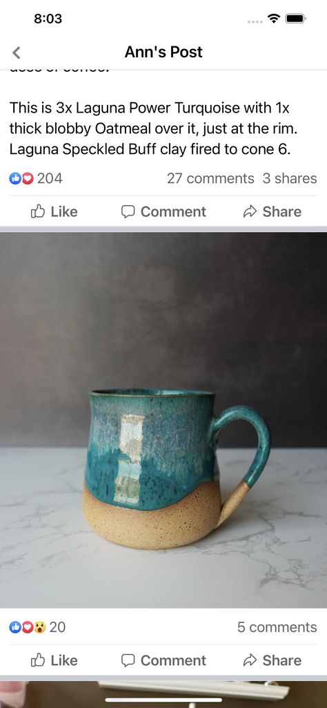 Speckled Clay Glaze Ideas, Laguna Glaze Combinations, Speckled Buff Glaze Combos, Power Turquoise Glaze Combinations, Desert Dusk Glaze Combinations, Laguna Speckled Buff Clay, Amaco Textured Turquoise, Laguna Glaze, Textured Turquoise Glaze Combos