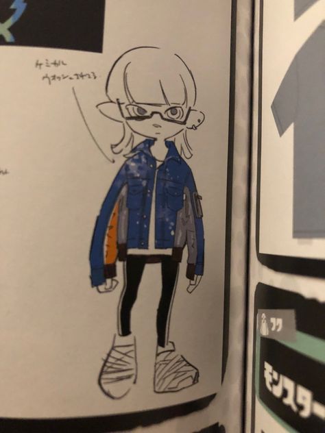 splatoon 3 artbook Splatoon Ship Art, Cool Splatoon Art, Splatoon 3 Art Book, Splatoon Art Book, Splatoon 3 Hairstyles, Splatoon Character Design, Splatoon Idol Oc, Splatoon 3 Outfits, Inkling Hairstyles