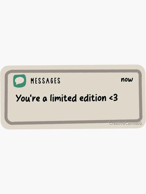 "iMessage Reminder, Notification Cute Positive Quote Sticker" Sticker for Sale by CreativeCanvas6 Reminder Notification, Push Notification, Positive Quote, Quote Stickers, Drawing Practice, Short Quotes, Positive Quotes, For Sale, Quotes