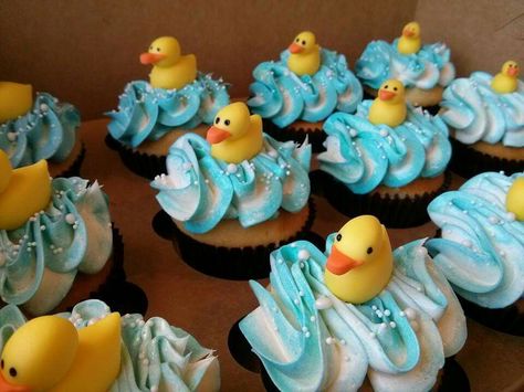 Rubber Duck Cupcakes, Rubber Duck Cake, Ducky Cake, Duck Party Ideas, Rubber Ducky Cake, Duck Cupcakes, Rubber Duck Party, Rubber Duck Birthday, Silly Duck