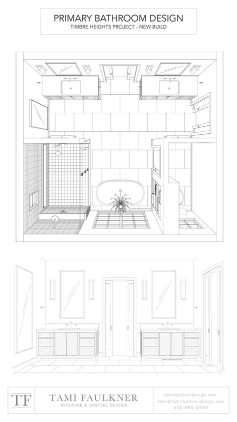 Tami Faulkner Bathroom, Primary Bathroom Floorplan, Bathroom Floorplan Layout, Master Bath And Closet Layout, Paneled Wallpaper, Master Bath Layout Floor Plans, Master Bath Floor Plan, Paneling Wallpaper, Panelling Wallpaper