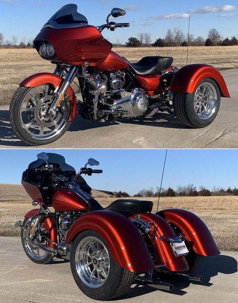 2013 Harley-Davidson Road Glide trike conversion Harley Davidson Trike, Custom Trikes, Harley Davidson Road Glide, Power Bike, Trike Motorcycle, Chopper Bike, Road Glide, Sidecar, Custom Motorcycles