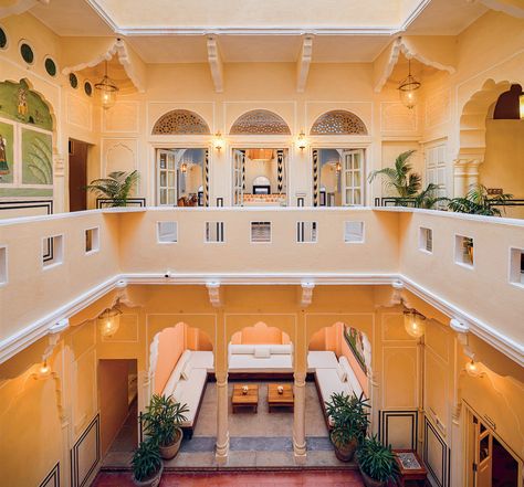 Limestone Building, Heritage Hotel, Grand Budapest Hotel, Budapest Hotel, Hotel Interior Design, Vegetarian Restaurant, Walled City, Indian Architecture, Old Wall