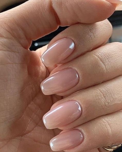 Milky Nails, Pointy Nails, Her Nails, Simple Acrylic Nails, Blush Nails, Summer Acrylic Nails, Pink Nail, Neutral Nails, Dipped Nails