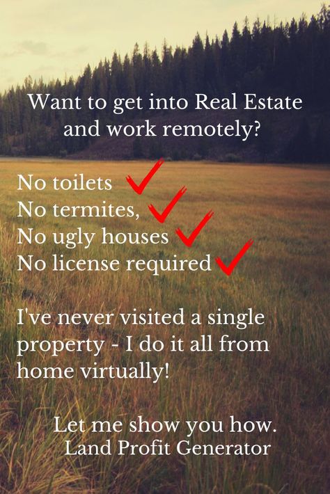 Land Flipping, Wholesaling Houses, Getting Into Real Estate, Buy Land, Tired Of Work, Business Baby, Get Rich Quick, No Thanks, Revenue Streams