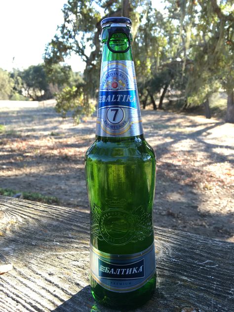 Baltika 7, Premium Export Lager.  Pale Lager. Baltika Brewery. St. Petersburg, Russia. ⭐️⭐️⭐️ Pale Lager, St Petersburg Russia, Petersburg Russia, St Petersburg, Beer Bottle, Russia, Beer, Drinks, Iphone