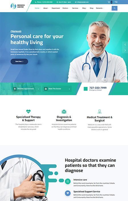 Hospital Website, Medical Websites, Healthcare Website, Web Design Templates, Medical Website, Medical Website Design, Premium Website, Website Design Inspiration Layout, Banner Design Layout