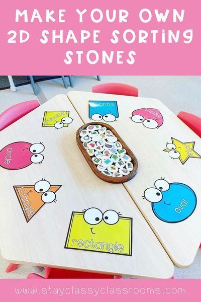 2D Shape Sorting Stones Printables - Stay Classy Classrooms | Shapes preschool, Shape activities preschool, Shapes kindergarten Shape Printables, Math Shapes, Shape Sorting Activities, Preschool Shapes, 2d Shapes Activities, Childcare Rooms, Shape Activities Preschool, Shapes Kindergarten, Shape Sort