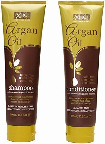 ARGAN OIL Shampoo & Conditioner Set LARGE 300ml each Check more at https://uk.productsoffer.in/argan-oil-shampoo-conditioner-set-large-300ml-each/ Argan Oil Conditioner, Argan Oil Shampoo, Argan Oil Hair, Moroccan Argan Oil, Sls Free Products, Shampoo Conditioner, All Hair Types, Argan Oil, Hair Oil