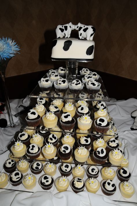 Our Cow Wedding Cake Cow Theme Wedding Decor, Cow Print Wedding Cake, Cow Wedding Cake, Cow Wedding, Delicious Snacks, Mini Cheesecakes, Specialty Cakes, Delicious Snacks Recipes, Holy Cow