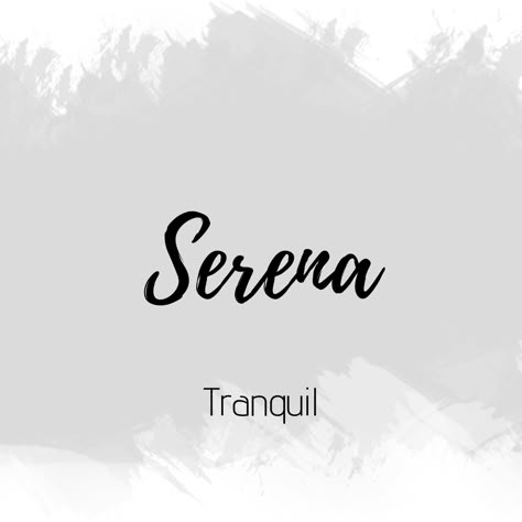 Serena Name Meaning, Names And Meanings, Meaningful Baby Names, Female Character Names, Christian Names, Biblical Names, Meaningful Names, Aesthetic Names, Pretty Names