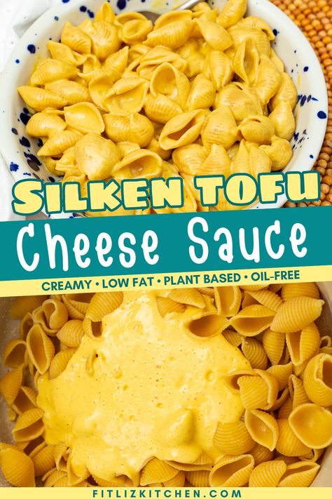 Silken Tofu Cheese Sauce Vegan Tofu Sauce, Tofu Cheese, Tofu Cheese Sauce, Tofu Cream Sauce, Tofu Vegan Recipes, Tofu Sauce Recipe, Silken Tofu Sauce Recipes, Sauces Made With Silken Tofu, Silken Tofu Salad Dressing