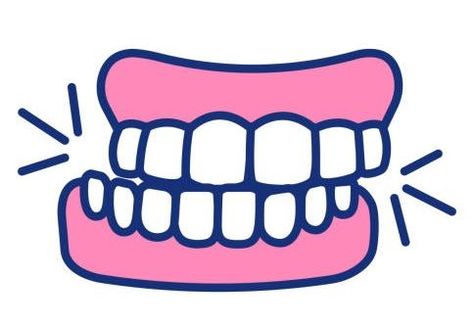 Teeth grinding or bruxism is a repetitive movement disorder where a person routinely grinds, gnashes or clenches their teeth with their jaw muscles. Animated Teeth, Teeth Clenching, Jaw Muscles, Teeth Illustration, Teeth Drawing, Teeth Grinding, Grinding Teeth, Burger King Logo, Dental Care