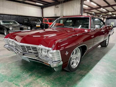 Red Chevrolet, Chevrolet Impala 1967, Chevrolet Impala 1959, Impala 1967, 1967 Chevy Impala 4 Door, 1967 Impala Supernatural, Spn Dr, Sherman Texas, 1964 Impala Convertible