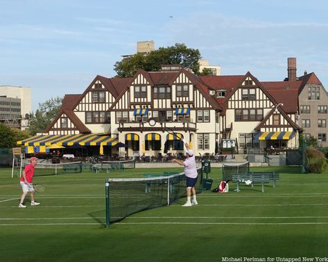 The Top 10 Secrets of Forest Hills, Queens - Untapped New York Forest Hills Queens, Forest Hills Gardens, Forest Hills New York, Garden On A Hill, Tennis Championships, Concert Venue, Forest Hills, Tennis Club, Tennis Clubs