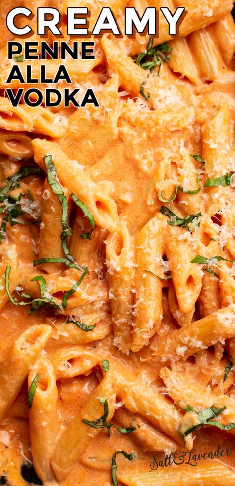 Vodka Recipes Easy, Penne Alla Vodka, Alla Vodka, Vodka Recipes, Vodka Sauce, Pasta Dinners, Pasta Dinner Recipes, Italian Dinner, Easy Pasta