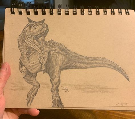 Carnotaurus Drawing, Spinosaurus Drawing, Dinosaur Drawings, Dino Drawing, Dinosaur Sketch, Prehistoric Wildlife, Godzilla Wallpaper, Dinosaur Images, Dinosaur Drawing